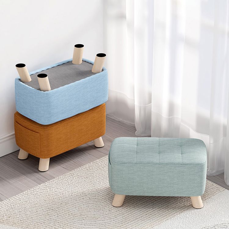 Modern Cotton Storage Pouf Plain Rectangle Tufted Chair Ottoman Clearhalo 'furn' 'furn_ottomans_poufs' 'Furniture' 'Living Room Furniture' 'Ottomans & Poufs' 'ottomans_poufs' 1200x1200_6c95e646-17d5-414d-974e-79a7104e5768