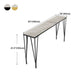 Modern Marble Pub Table with Rectangle Table Top Legs Table - 42" H Clearhalo 'Bar Furniture' 'Bar Tables' 'bar_tables' 'furn' 'furn_bar_tables' 'Furniture' 'furniture_bar_tables' 'Kitchen & Dining Furniture' 1200x1200_6c962ca1-1b97-4f5a-b3b2-c82a1a2f0de0