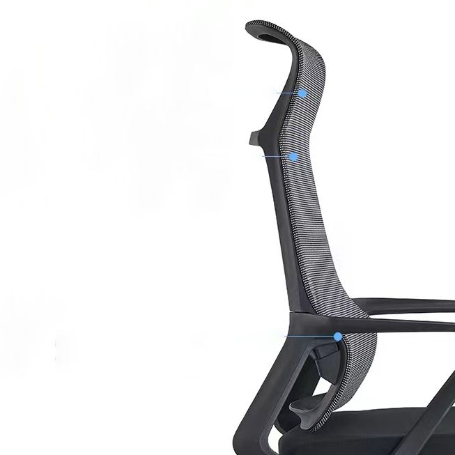 Modern High Back Swivel Office Chair Ergonomic Mesh Task Chair Clearhalo 'furn' 'furn_office_chair' 'Furniture' 'Office Chairs' 'Office Furniture' 'office_chair' 1200x1200_6c992d05-811a-4332-bbc7-9bf0acb82ba2