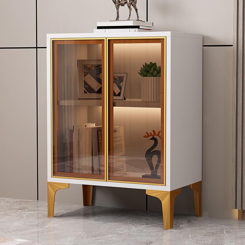 Glam Style Server Engineered Wood Sideboard with Door for Home Use Clearhalo 'buffet_sideboard' 'Buffets & Sideboards' 'furn' 'furn_buffet_sideboard' 'Furniture' 'Kitchen & Dining Furniture' 1200x1200_6c9cc7f5-eda0-4a51-98b3-4506b7a8d9ad