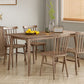 Rectangle Ash Wood Table Modern Dining Table in Walnut with 4 Legs for Restaurant Clearhalo ' dining_table' 'Dining Tables & Seating' 'Dining Tables' 'furn' 'furn_dining_table' 'Furniture' 'furniture_dining_table' 'Kitchen & Dining Furniture' 'kitchen&dining_furn' 'kitchen' 'kitchen_dining_table' 1200x1200_6ca0f3b8-0956-4e62-93ce-b9839be4f530