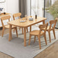 Rubberwood Solid Wood Dining Table Simplicity Style Dinette Table for Indoor Clearhalo ' dining_table' 'Dining Tables & Seating' 'Dining Tables' 'furn' 'furn_dining_table' 'Furniture' 'furniture_dining_table' 'Kitchen & Dining Furniture' 'kitchen&dining_furn' 'kitchen' 'kitchen_dining_table' 1200x1200_6ca26101-177e-422a-877b-6ebb5fdc4a0d