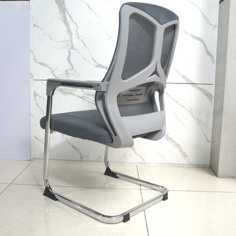 Arms Included Office Chair Contemporary Chrome Frame Desk Chair Clearhalo 'furn' 'furn_office_chair' 'Furniture' 'Office Chairs' 'Office Furniture' 'office_chair' 1200x1200_6ca42403-c1ba-4587-ad41-e99e47a9ca9f