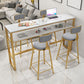 Scandinavian Footrest Counter Chair Low Back Round Upholstered Counter-height Stool Clearhalo 'Bar Furniture' 'Bar Stools' 'bar_stools' 'furn' 'furn_bar_stools' 'Furniture' 'furniture_bar_stools' 'Kitchen & Dining Furniture' 1200x1200_6cabae0a-2690-40e8-a5bc-9f7f3142dcf8
