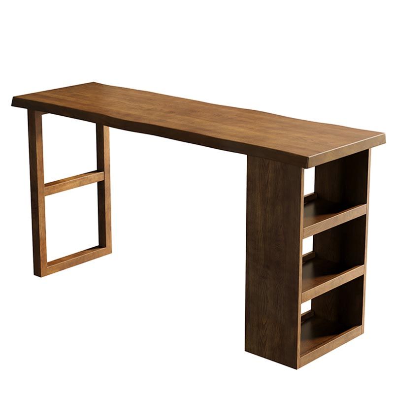 Ash houten bovenste balk tafel eigentijdse staaftafel met houten opbergrek