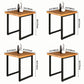 Industrial Solid Wood Dinner Room Kitchen Table Square Sled Table for Dining Room Clearhalo ' dining_table' 'Dining Tables & Seating' 'Dining Tables' 'furn' 'furn_dining_table' 'Furniture' 'furniture_dining_table' 'Kitchen & Dining Furniture' 'kitchen&dining_furn' 'kitchen' 'kitchen_dining_table' 1200x1200_6cb01912-7320-448e-8fa0-7caf5d995c68