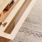 Scandinavian TV Console Solid Wood TV Media Console with Drawers