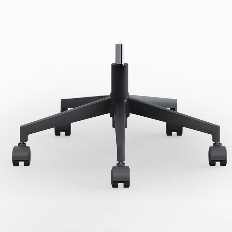 High / Mid Back Bureau Stoel Zwart Mesh Rotatable Desk -stoel met wielen