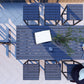 Modern Bar-height Table with Metal Base Bar Table for Outdoor Clearhalo 'Bar Furniture' 'Bar Tables' 'bar_tables' 'furn' 'furn_bar_tables' 'Furniture' 'Kitchen & Dining Furniture' 1200x1200_6cb1c413-e4fa-4f2c-8340-ecd7de8b1574
