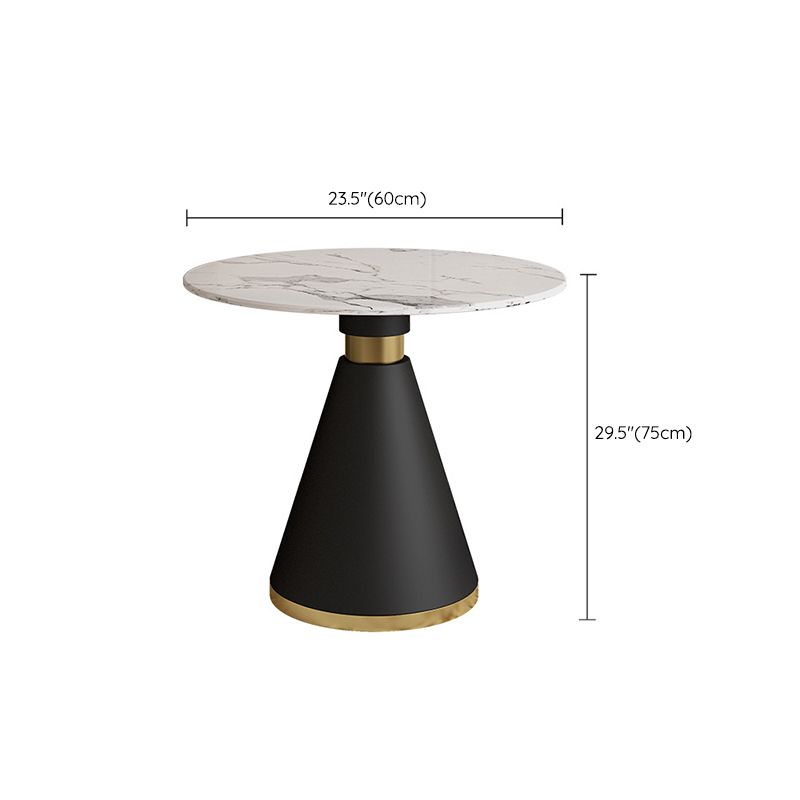 Ronde eetset met fauteuils 1/2/5 stuks stenen dinettetafelset voor keuken