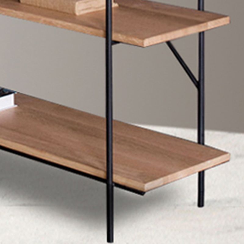 5-Shelf Industrial Open Etagere Bookshelf with Iron Frame Pine Wood Shelf Clearhalo 'Bookcases' 'furn' 'furn_bookcases' 'Furniture' 'furniture_bookcases' 'kitchen' 'kitchen_bookcases' 'Living Room Furniture' 'Office Furniture' 1200x1200_6cb36b69-327c-4bbc-98ed-409ef87fc8fa