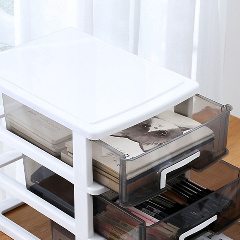 Contemporary Plastic Cabinet Vertical File Cabinet with Drawers for Office Clearhalo 'Filing Cabinets' 'filling_cabinets' 'furn' 'furn_filling_cabinets' 'Furniture' 'Office Furniture' 1200x1200_6cb440b3-78e0-4e7c-b0d5-761118c9c164