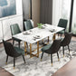 Scandinavian Style Leather Dining Armless Chairs Parsons Upholstered Chair (Set of 4) Clearhalo ' kitchen&dining_furn' 'Dining Chairs' 'Dining Tables & Seating' 'dining_chair' 'furn' 'furn_dining_chair' 'Furniture' 'furniture_dining_chair' 'Kitchen & Dining Furniture' 'kitchen' 1200x1200_6cb92669-64c5-47ed-912c-209838be3013