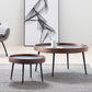 Metal and Wood Coffee Table Tray Top Cocktail Table with 4 Legs Clearhalo 'Coffee & Accent Tables' 'Coffee Tables' 'coffee_tables' 'furn' 'furn_coffee_tables' 'Furniture' 'Living Room Furniture' 1200x1200_6cb9e2eb-48dc-41f1-8f10-161fe5ce4b9a