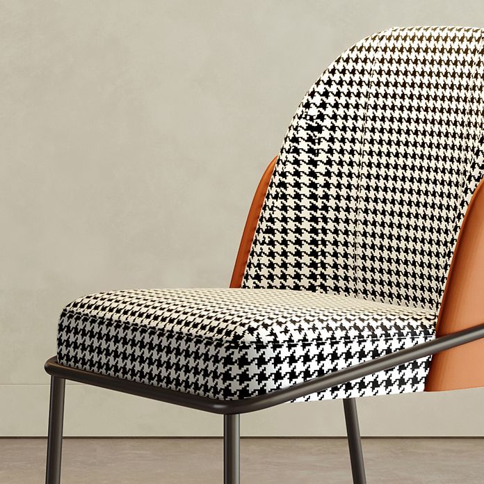 Scandinavian Upholstered Armless Dining Chairs Solid Back Chairs for Home Use Clearhalo 'Dining Chairs' 'Dining Tables & Seating' 'dining_chair' 'furn' 'furn_dining_chair' 'Furniture' 'furniture_dining_chair' 'Kitchen & Dining Furniture' 1200x1200_6cba540f-ac4d-401e-846e-94310e70f0ef