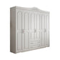 White French Country Wardrobe Armoire Engineered Wood Wardrobe Clearhalo 'Armoires & Wardrobes' 'armoires_wardrobes' 'Bedroom Furniture' 'furn' 'furn_armoires_wardrobes' 'Furniture' 1200x1200_6cbc4332-9e02-4550-814f-59eeb877b1ec