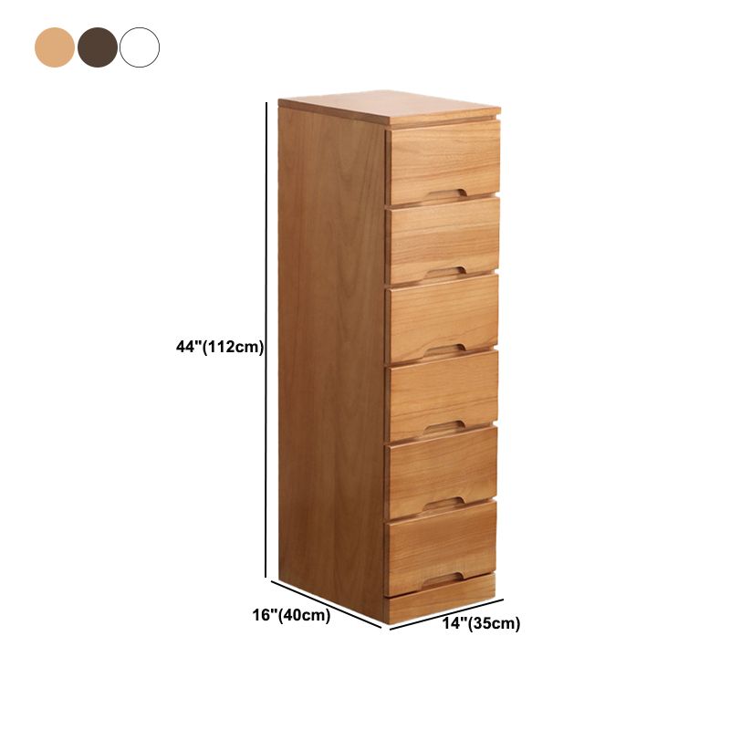 44.09 "H MODICHE MODIDE MODIDE SOLID WOOD ACCENT BESTE met 6 laden
