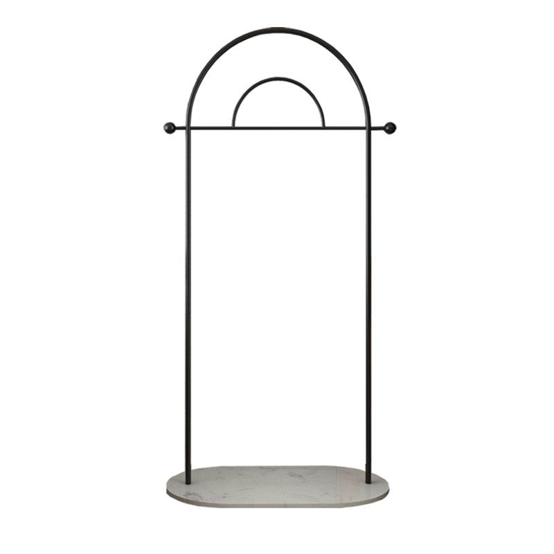 Hall Tree con ganci e cesto splendido supporto per la sala metallica in oro