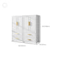 Hinged Wardrobe Cabinet Modern Plastic Storage Cabinet for Bedroom