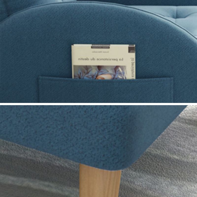 Tufted Adjustable Back Recliner Scandinavian Single Manual Reclining Chair with Footrest Clearhalo 'Chairs & Seating' 'furn' 'furn_recliners' 'Furniture' 'Living Room Furniture' 'Recliners' 1200x1200_6cc0ddd6-9e7d-4d35-998d-e5caaa6b93ce