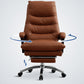 Silla ejecutiva acolchada ajustable con brazos, silla moderna con respaldo alto para gerentes