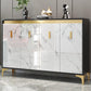 Scaffali sideboard in legno ingegnerizzato glam sideboard
