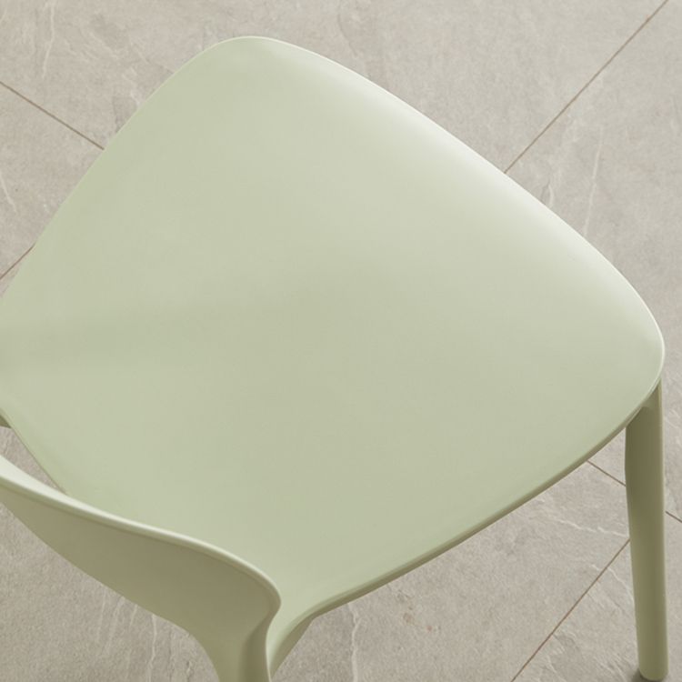 Scandinavian Plastic Armless Dining Chairs Indoor Stackable Side Chair Clearhalo ' kitchen&dining_furn' 'Dining Chairs' 'Dining Tables & Seating' 'dining_chair' 'furn' 'furn_dining_chair' 'Furniture' 'furniture_dining_chair' 'Kitchen & Dining Furniture' 'kitchen' 1200x1200_6cc66c2d-0140-42fa-87ed-0fefc2d18341