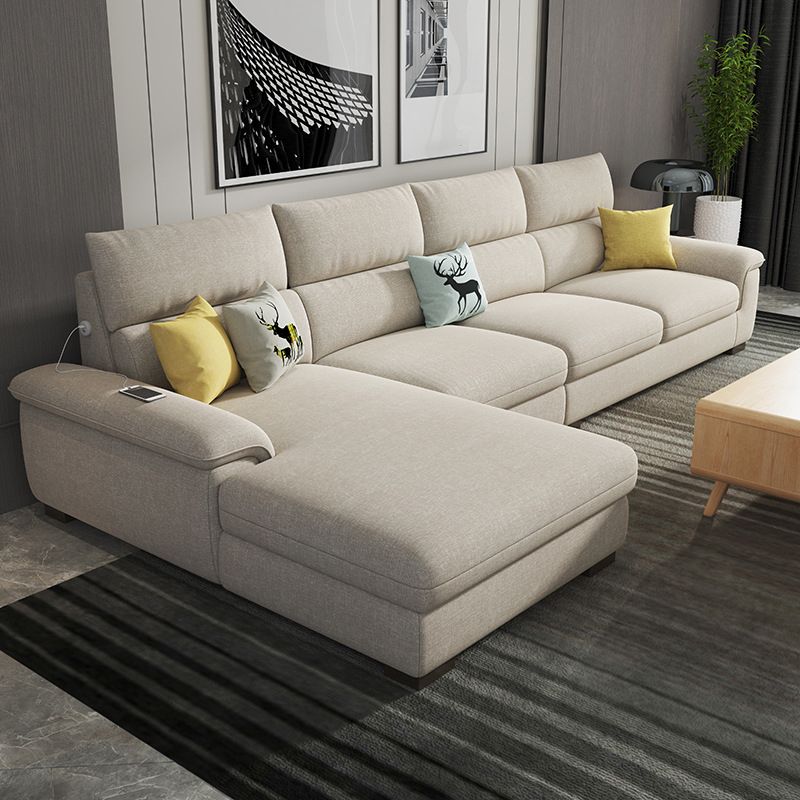 Contemporary 3 Pieces Sectional Sofa 72.83" Wide 35.43" High Clearhalo 'furn' 'furn_sectionals' 'Furniture' 'furniture_sectionals' 'kitchen' 'kitchen_sectionals' 'Living Room Furniture' 'Sectionals' 1200x1200_6cc84f9f-0b82-441e-9b83-ea8631800fc9