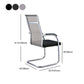Silver Metal Modern Office Chair Mid and High Back Mesh and Leather Conference Chair Clearhalo 'furn' 'furn_office_chair' 'Furniture' 'Office Chairs' 'Office Furniture' 'office_chair' 1200x1200_6cc90e6a-8cc6-4ddb-a2a1-510feb291aa1