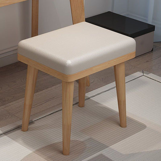 Scrivania scandinava di vanità in legno con cassetti da trucco set da tavolo