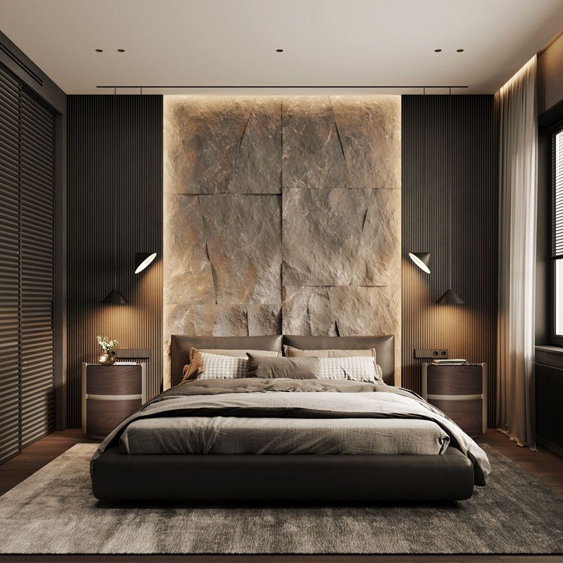 Modernism Night Table 2 Drawers Storage Bed Nightstand for Home Clearhalo 'Bedroom Furniture' 'furn' 'furn_night_stand' 'Furniture' 'night_stand' 'Nightstands' 1200x1200_6ccad176-b15a-4089-9488-083ef7591713