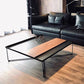 Modern Style Cross Table Base Wrought Iron Black Square & Rectangular Coffee Table Clearhalo 'Coffee & Accent Tables' 'Coffee Tables' 'coffee_tables' 'furn' 'furn_coffee_tables' 'Furniture' 'furniture_coffee_tables' 'Living Room Furniture' 1200x1200_6cccdd5c-c094-4c49-b0f2-8f4793ca47bc