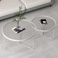 Modern Round Coffee Table Glass Top Nesting Coffee Table Set Clearhalo 'Coffee & Accent Tables' 'Coffee Tables' 'coffee_tables' 'furn' 'furn_coffee_tables' 'Furniture' 'Living Room Furniture' 1200x1200_6ccd0f7f-8953-4176-95b3-9d1acb1f56b9