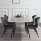 Metal Contemporary Rectangular Table Sintered Stone Top Dining Table with 4 Legs Clearhalo ' dining_table' 'Dining Tables & Seating' 'Dining Tables' 'furn' 'furn_dining_table' 'Furniture' 'furniture_dining_table' 'Kitchen & Dining Furniture' 'kitchen&dining_furn' 'kitchen' 'kitchen_dining_table' 1200x1200_6ccf3a59-f124-46e9-a542-20693d4dd7eb