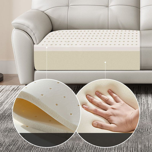 Cuoio in pelle divano di divano resistente al braccio cuscino contemporaneo in bianco