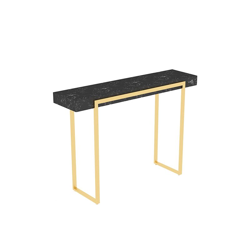 Console di console rettangolo in marmo glam