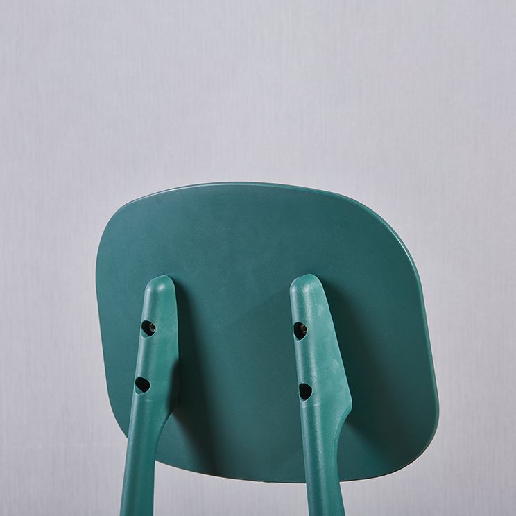 Scandinavian Conference Plastic Side Chair Matte Finish Open Back Dining Chair Clearhalo ' kitchen&dining_furn' 'Dining Chairs' 'Dining Tables & Seating' 'dining_chair' 'furn' 'furn_dining_chair' 'Furniture' 'furniture_dining_chair' 'Kitchen & Dining Furniture' 'kitchen' 1200x1200_6cd3d496-bf71-4379-a6c8-644a1abc15ea