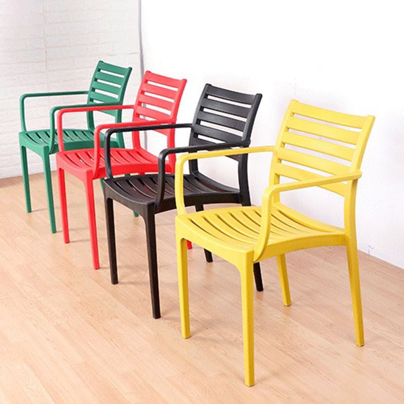 Contemporary Dining Chairs Dining Arm Side Chair with Plastic Legs Clearhalo ' kitchen&dining_furn' 'Dining Chairs' 'Dining Tables & Seating' 'dining_chair' 'furn' 'furn_dining_chair' 'Furniture' 'furniture_dining_chair' 'Kitchen & Dining Furniture' 'kitchen' 1200x1200_6cd55821-a386-47e3-94b2-5b7d9ea3e57a