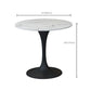 Glam Metal Dinette Table Gesinterde stenen eettafel voor thuisgebruik