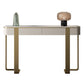 Stone Half Moon Console Table Glam 33.46-inch Tall Accent Table Clearhalo 'Console Tables' 'console_tables' 'Entry & Mudroom Furniture' 'furn' 'furn_console_tables' 'Furniture' 1200x1200_6cd5d53e-22f0-4bd6-af72-1fcf8dd67e6c