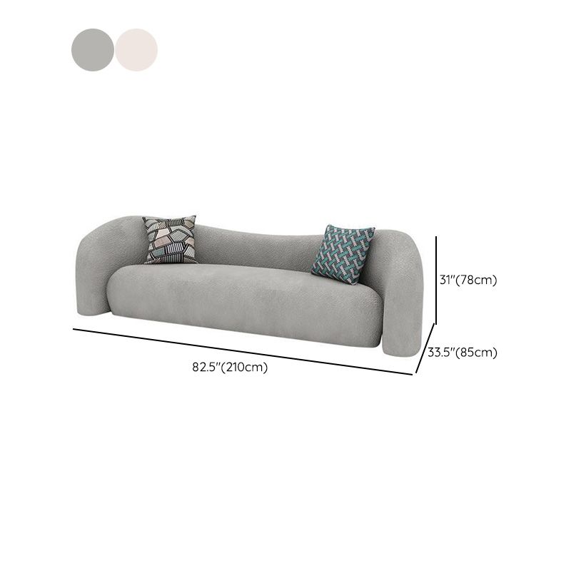 Contemporaneo curvo di amore solido di divano posteriore stretto per soggiorno