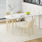 Contemporary Dining Room Dinner Table 4 Legs Stone Dining Table Clearhalo 'Dining Tables & Seating' 'Dining Tables' 'dining_table' 'furn' 'furn_dining_table' 'Furniture' 'Kitchen & Dining Furniture' 1200x1200_6cd7bc0b-87ce-4bb1-819d-eea7e5f8ab8b