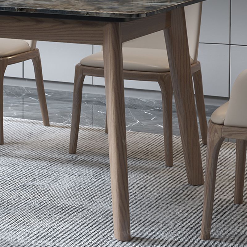 4 Legs Dining Room Table Rectangle Dinner Room Kitchen Table Clearhalo 'Dining Tables & Seating' 'Dining Tables' 'dining_table' 'furn' 'furn_dining_table' 'Furniture' 'Kitchen & Dining Furniture' 1200x1200_6cd946d3-93f1-4de5-96c9-11ce49acdfcb