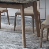 4 Legs Dining Room Table Rectangle Dinner Room Kitchen Table Clearhalo 'Dining Tables & Seating' 'Dining Tables' 'dining_table' 'furn' 'furn_dining_table' 'Furniture' 'Kitchen & Dining Furniture' 1200x1200_6cd946d3-93f1-4de5-96c9-11ce49acdfcb