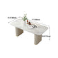 Nordic 1/2/5/6/7 Pieces Dining Set Rectangle Table and Leather Chairs Dinette Set Clearhalo 'Dining Room Sets' 'Dining Tables & Seating' 'dining_room_set' 'furn' 'furn_dining_room_set' 'Furniture' 'furniture_dining_room_set' 'Kitchen & Dining Furniture' 'kitchen&dining_furn' 'kitchen' 1200x1200_6cda16bf-a6c5-4609-8c1e-f2527be85b99