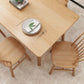 Modern Solid Wood Standard Dining Set Natural for Kitchen Dining Set with 4 Legs Base Clearhalo 'Dining Room Sets' 'Dining Tables & Seating' 'dining_room_set' 'furn' 'furn_dining_room_set' 'Furniture' 'furniture_dining_room_set' 'Kitchen & Dining Furniture' 'kitchen&dining_furn' 'kitchen' 1200x1200_6cdcb22b-3078-4214-bf7e-5cc74122f1dd