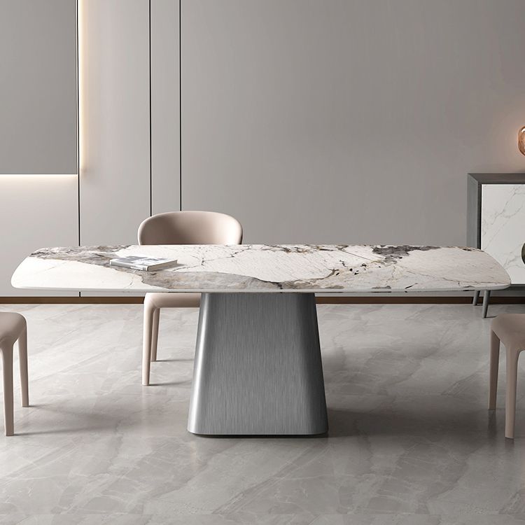 Modern 1/3/4/6/7 Pieces Dinette Set with Sintered Stone Top Rectangle Dining Table Set Clearhalo 'Dining Room Sets' 'Dining Tables & Seating' 'dining_room_set' 'furn' 'furn_dining_room_set' 'Furniture' 'furniture_dining_room_set' 'Kitchen & Dining Furniture' 1200x1200_6cde10d2-19c4-4e56-a898-923b70ae65c8