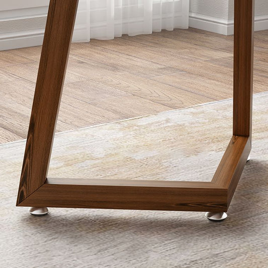 Modern MDF Rectangle Shape Dining Set Kitchen Standard Dining Set with Double Pedestal Base Clearhalo 'Dining Room Sets' 'Dining Tables & Seating' 'dining_room_set' 'furn' 'furn_dining_room_set' 'Furniture' 'furniture_dining_room_set' 'Kitchen & Dining Furniture' 'kitchen&dining_furn' 'kitchen' 1200x1200_6cdf6f8c-e53d-4534-b4de-a3fca359d5ef