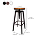 Industrial Armless Rotatable Counter Stool Iron Cafe Bar Stool with Pedal Clearhalo 'Bar Furniture' 'Bar Stools' 'bar_stools' 'furn' 'furn_bar_stools' 'Furniture' 'Kitchen & Dining Furniture' 1200x1200_6ce00e08-7a6c-492a-948d-01168d0c7e7a