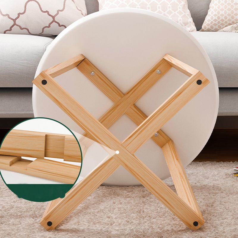 21.7" Wood Accent Accent Side Table, Solid Wood in Natural Finish Clearhalo 'Coffee & Accent Tables' 'End & Side Tables' 'end_side_table' 'end_side_tables' 'furn' 'furn_end_side_tables' 'Furniture' 'furniture_end_side_table' 'Living Room Furniture' 1200x1200_6ce14dd5-bb82-419f-b88c-08b30d6e4a1b